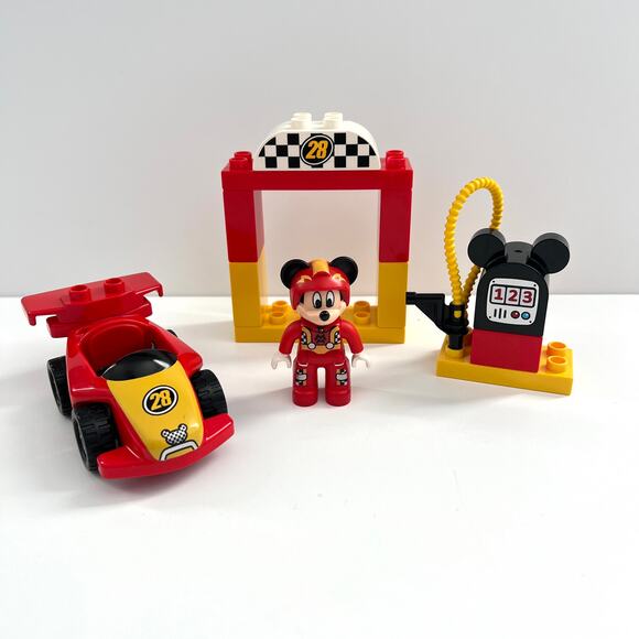 Lego Other - Lego Duplo 10843 Disney Mickey Mouse The Roadster Racers Car Complete Toy Set